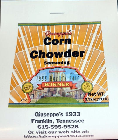 Corn Chowder Soup Seasoning Pack