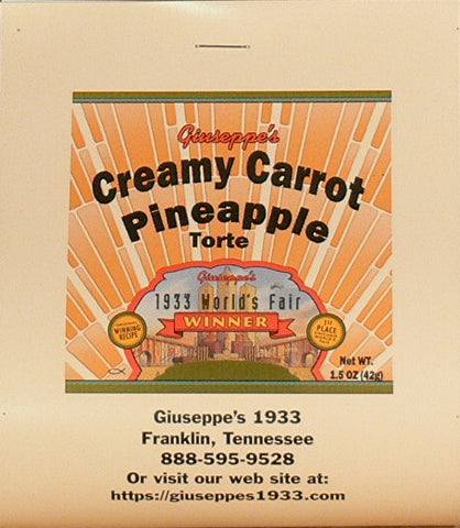 Creamy Carrot Pineapple Torte