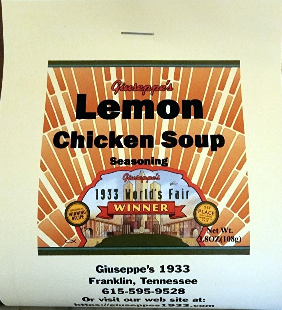Lemon Chicken Soup Seasoning