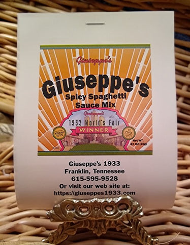 Giuseppe's Spicy Spaghetti Sauce