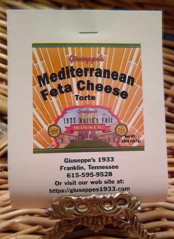 Mediterranean Feta Cheese Torte