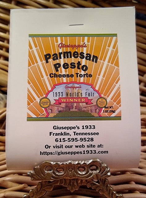 Parmesan Pesto Cheese Torte