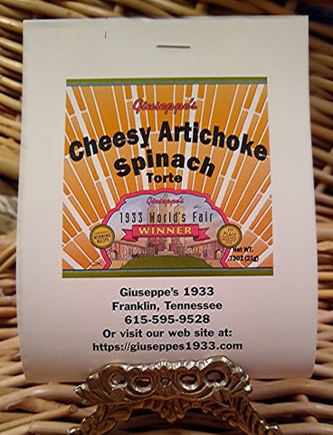 Cheesy Artichoke Spinach Torte