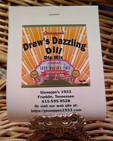 Drew's Dazzling Dill Dip Mix